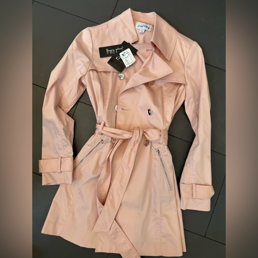 Joseph Ribkoff Blush Trench Coat